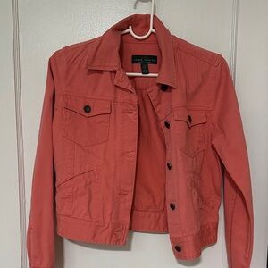 Lauren Ralph Lauren Women's Vibrant Coral Jean Jacket